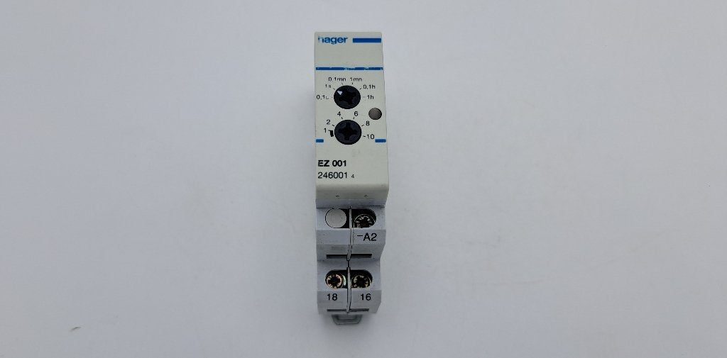 Hager Groepenkast tijdrelais EZ001 dinrail 1 module (1x), Gebruikt, Onbekend, Ophalen of Verzenden, Onbekend