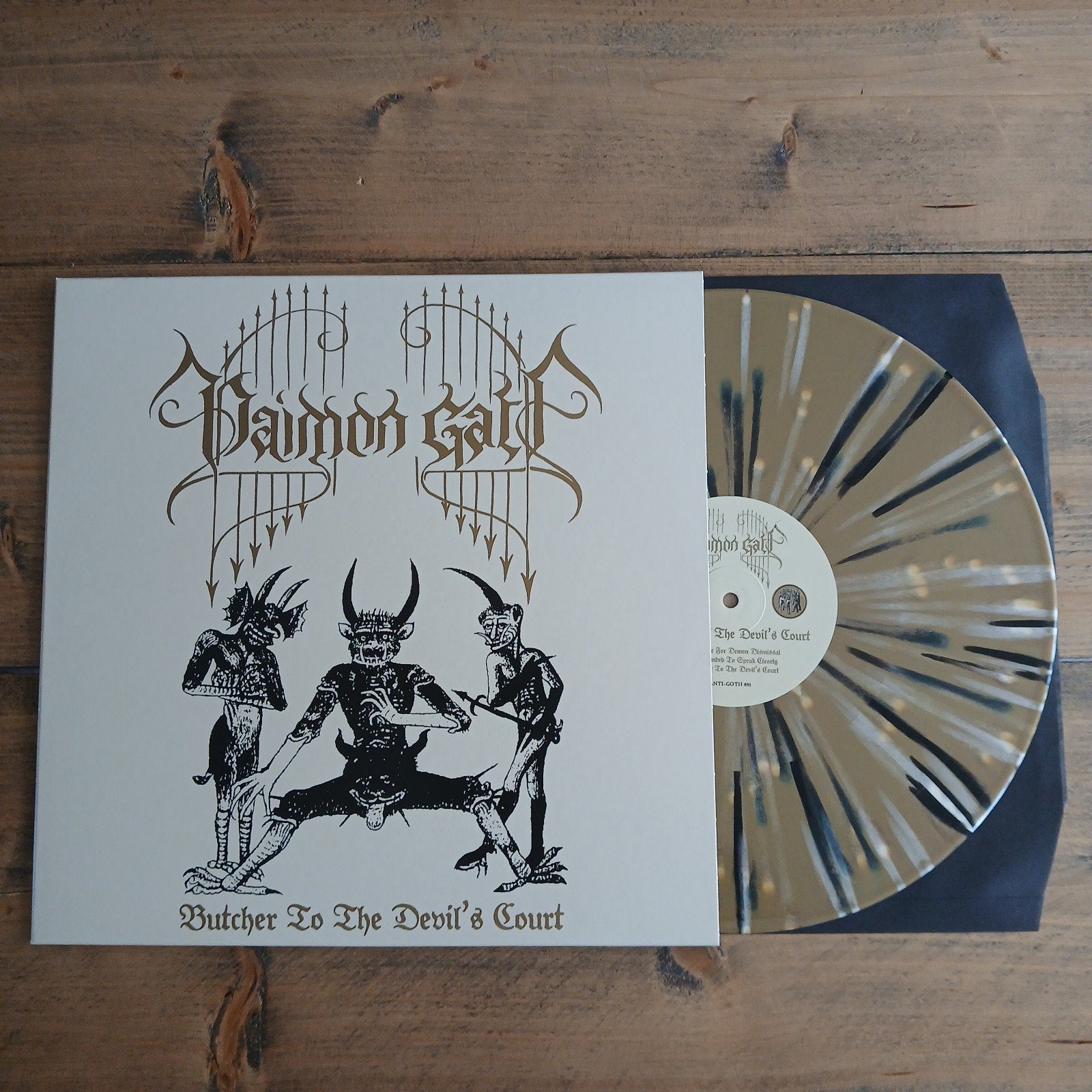 🔴 Paimon gate ☆ Butcher to the devil's • LP(Splatter vinyl), LP, Beschermende buitenhoes, Ophalen of Verzenden, Zo goed als nieuw