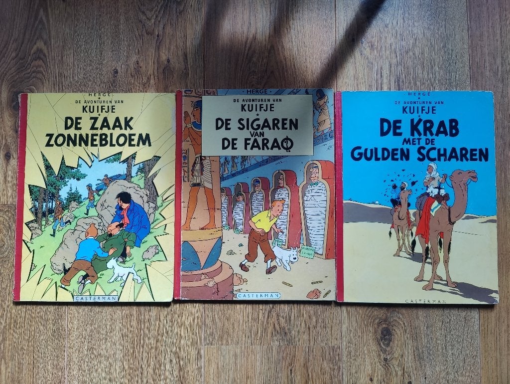Kuifje - Vroege drukken - Specials - Mini boekjes, Meerdere stripboeken, Ophalen of Verzenden, Gelezen