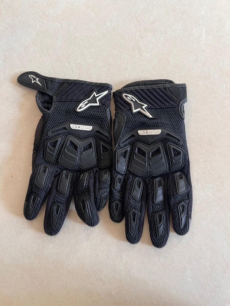 Motorhandschoenen maat L zomer en winter set, Motoren, Ophalen, Tweedehands, Handschoenen