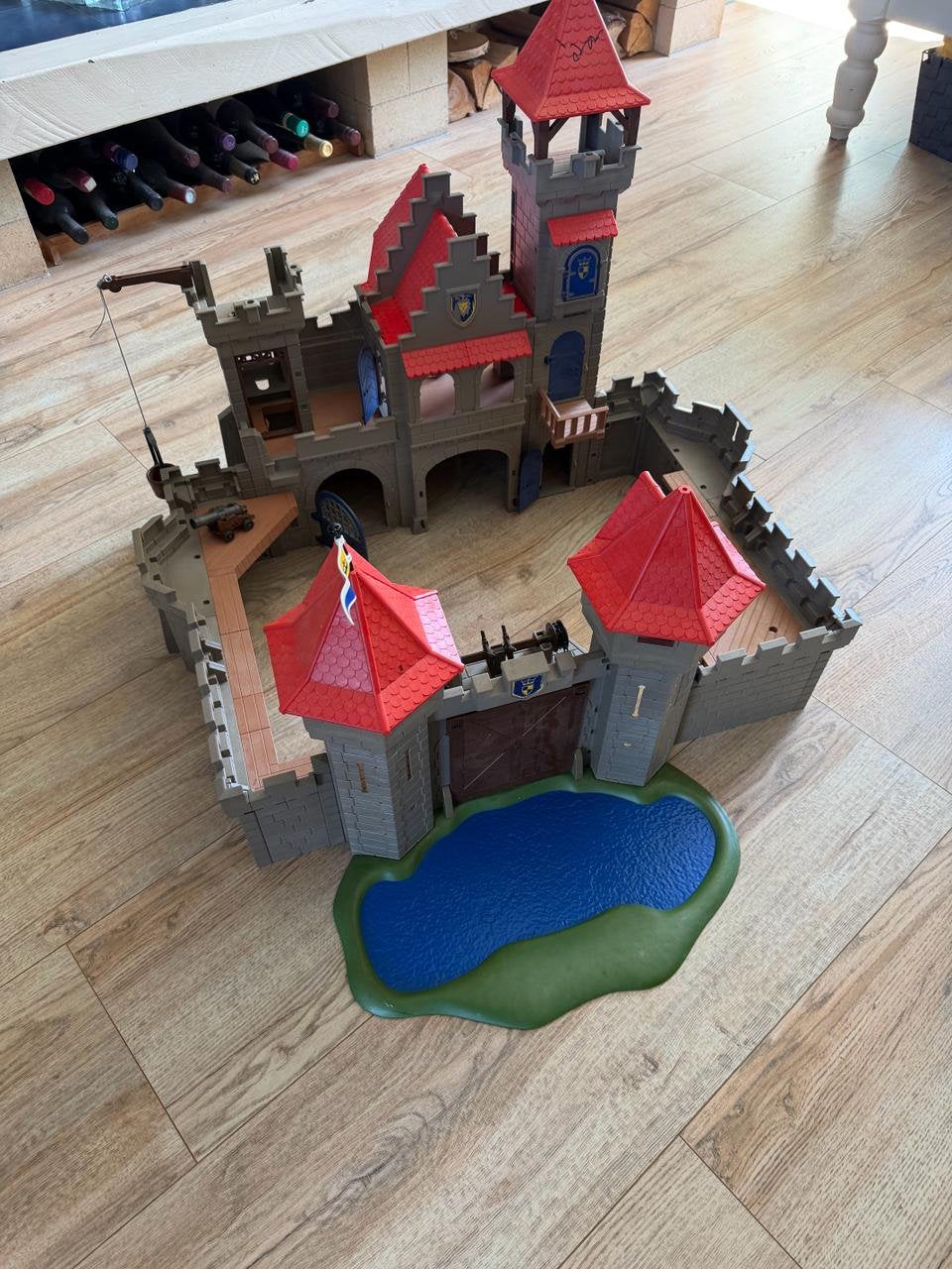Playmobil 3268 kaateel met ophaalbrug, Kinderen en Baby's, Gebruikt, Complete set, Ophalen of Verzenden, Kasteel/Fort