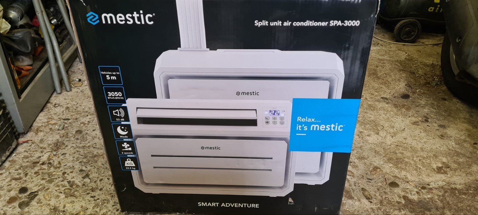 Mestic Split unit airconditioner SPA-3000, Ophalen, Zo goed als nieuw