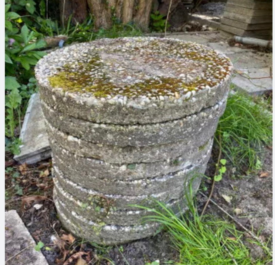Gezocht! Ronde grindtegels, Tuin en Terras, Ophalen, Gebruikt, Terrastegels