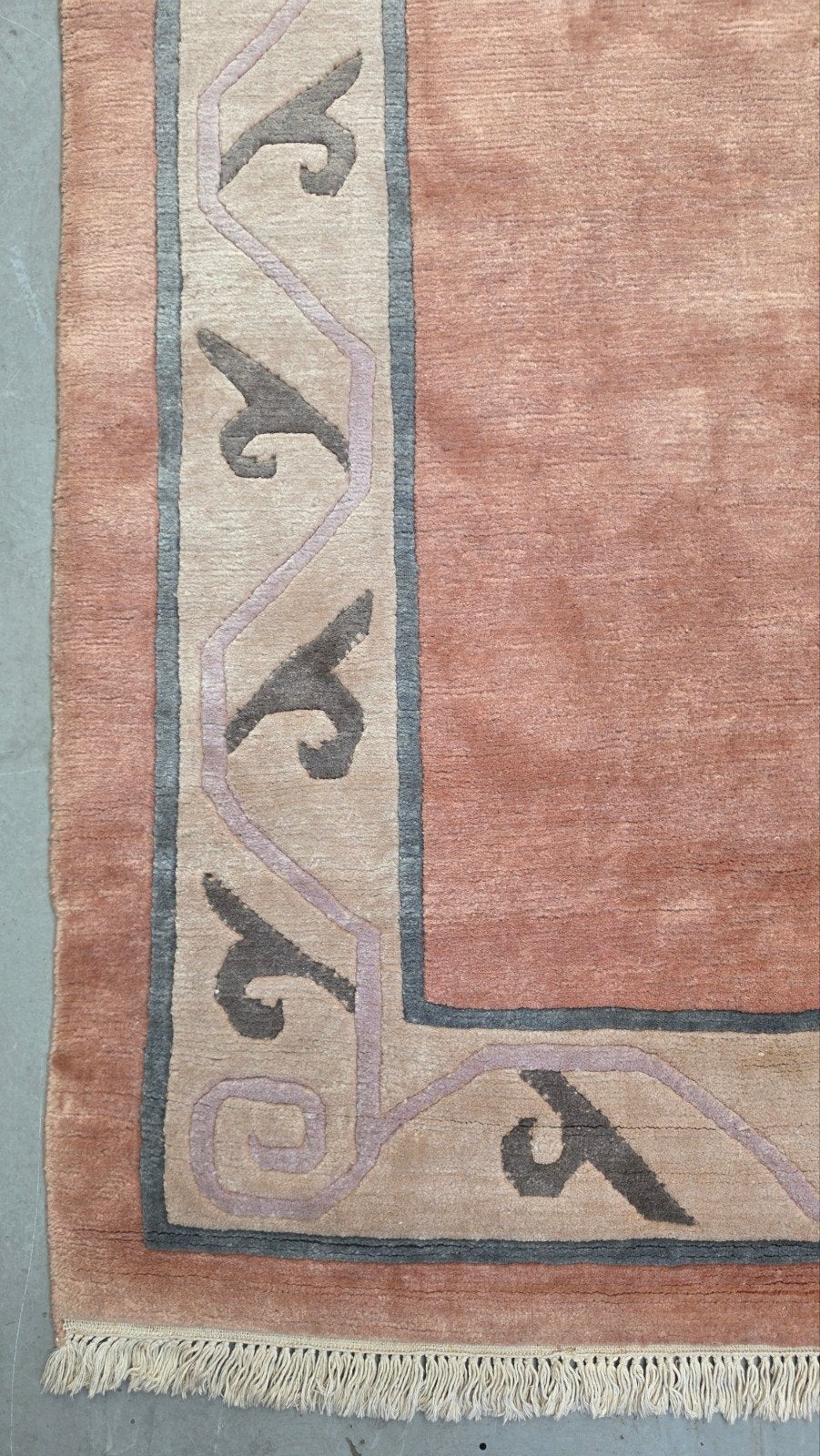 Handgeknoopt Oosters Wol Nepal Tapijt - Soft Pink 256x352cm, Oosters, Nepal, modern, contemporary, hype, Onbekend, 200 cm of meer