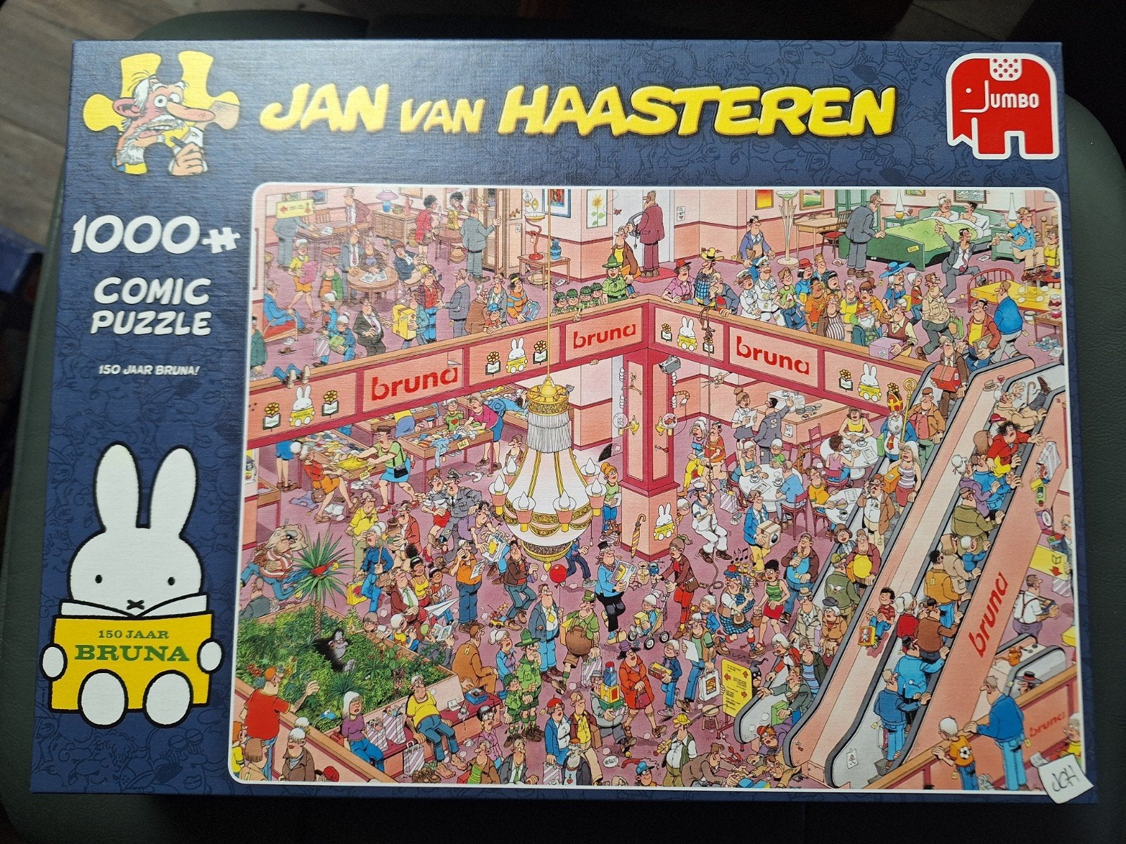 Jan van Haasteren - 150 jaar Bruna (1000 stukjes), Ophalen, 500 t/m 1500 stukjes, Gebruikt, Legpuzzel
