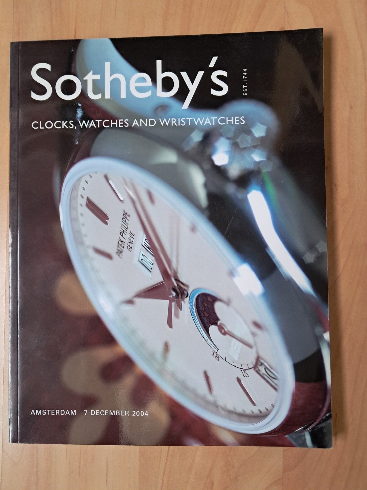 Sotheby's Veilingcatalogus Klokken, Horloges en Polshorloges, Boeken, Sotheby's, Ophalen of Verzenden, Zo goed als nieuw, Catalogus