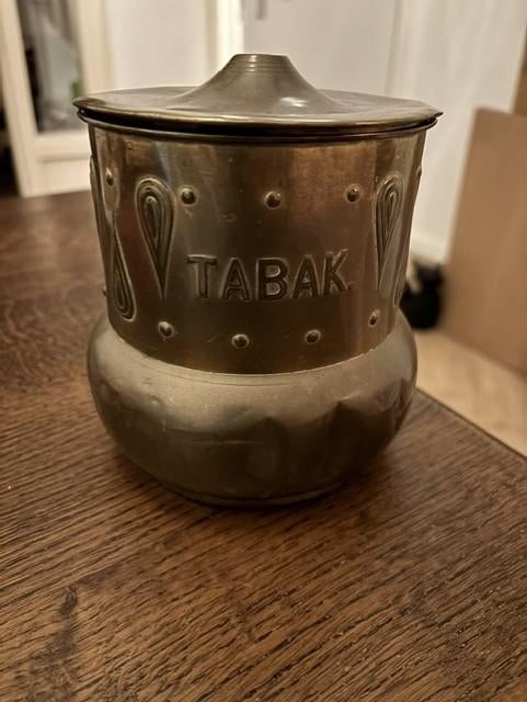 Koperen tabakspot, Antiek en Kunst, Ophalen of Verzenden, Koper