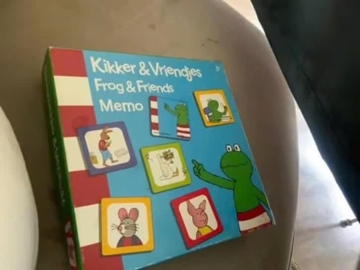 Kikker en Vriendjes Memo - Leuk geheugenspel voor kinderen, Fictie algemeen, Verzenden, Jongen of Meisje, Zo goed als nieuw