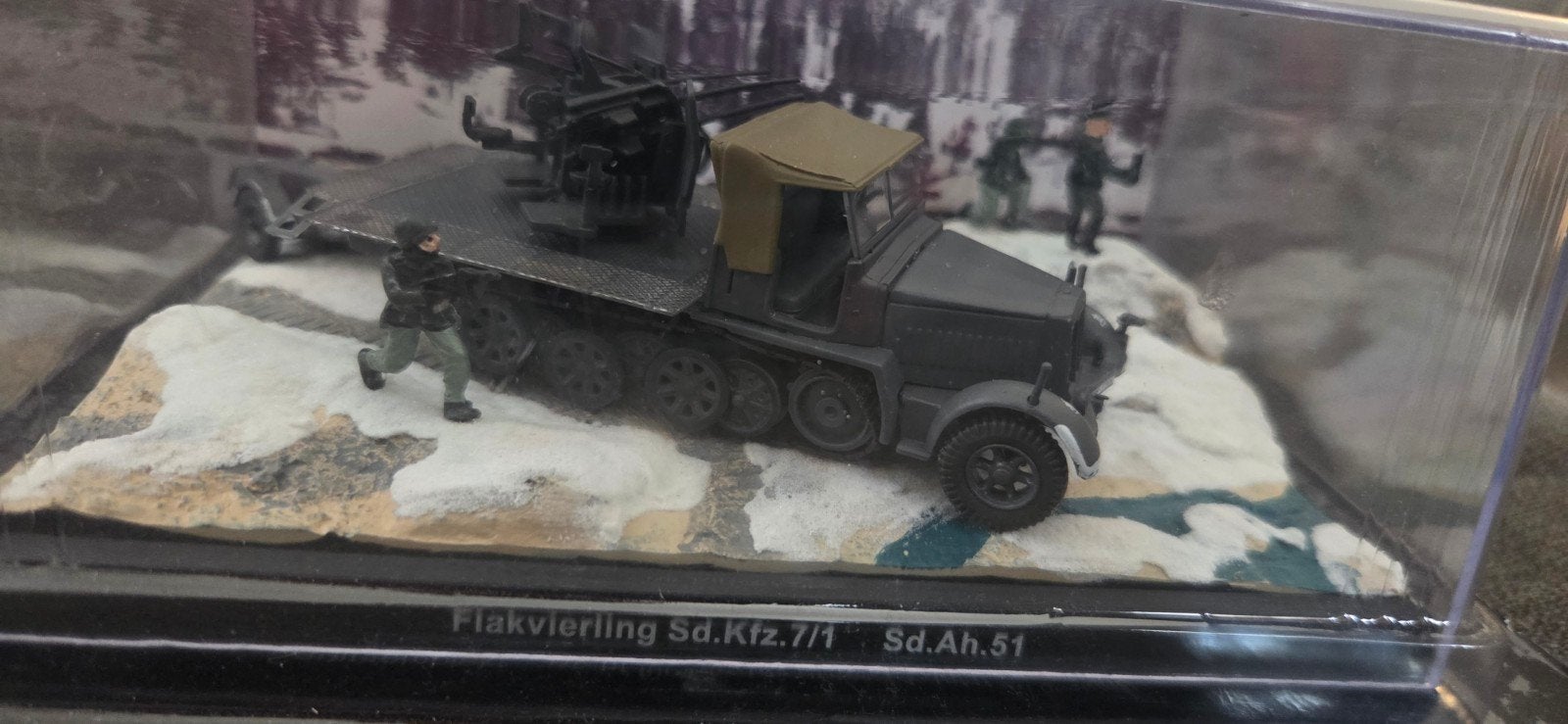 Atlas BN42 Flakvierling Sd.Kfz. 7/1 with Sd.Ab.51 TRAILER di, Overige merken, 1:32 tot 1:50, Nieuw, Ophalen of Verzenden