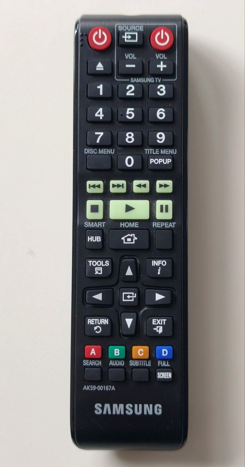 Samsung AK59-00167A Blu-ray Afstandsbediening, Ophalen of Verzenden, Gebruikt, Origineel, Tv