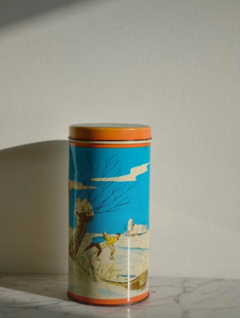 Vintage Droste Cacao Bus met Hollandse Scènes, Verzamelen, Ophalen of Verzenden, Gebruikt, Overige, Droste