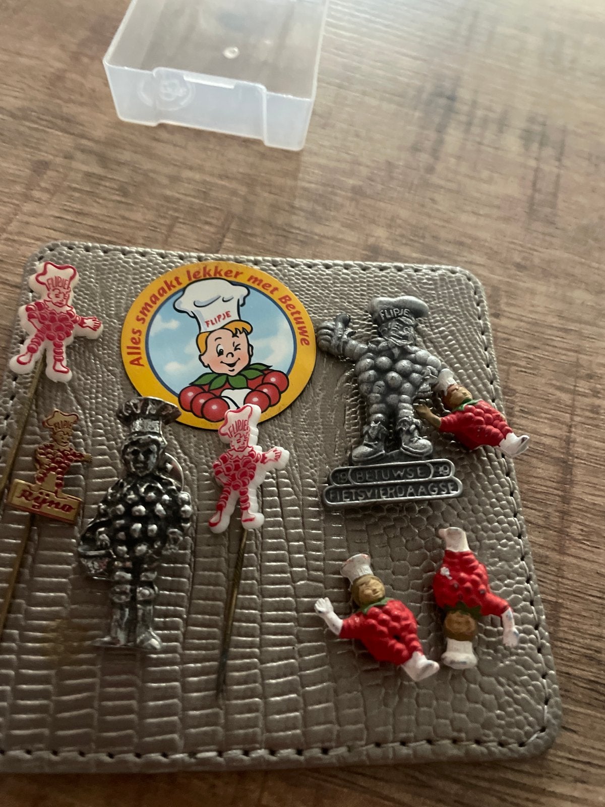 Vintage Flipje Tiel speldjes / broches - Betuwe, Ophalen of Verzenden, Gebruikt