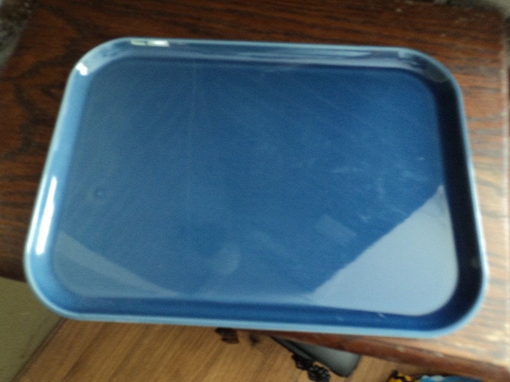 mooie nieuwe blauwe stenen blauwe serving platter, Vierkant, Nieuw, Ophalen of Verzenden, Afgeronde hoeken