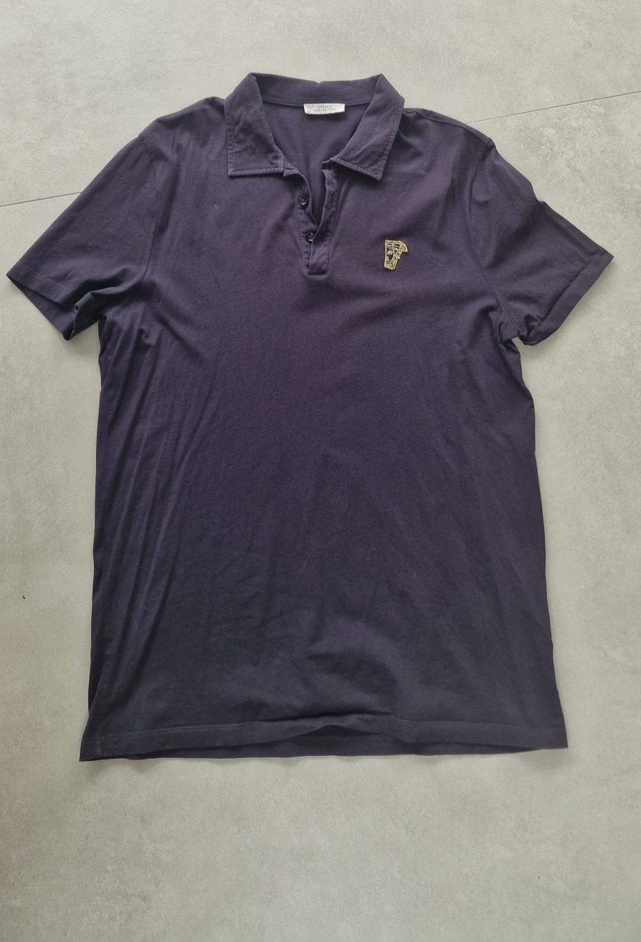 Versace polo, Maat 52/54 (L), Verzenden, Zwart, Zo goed als nieuw