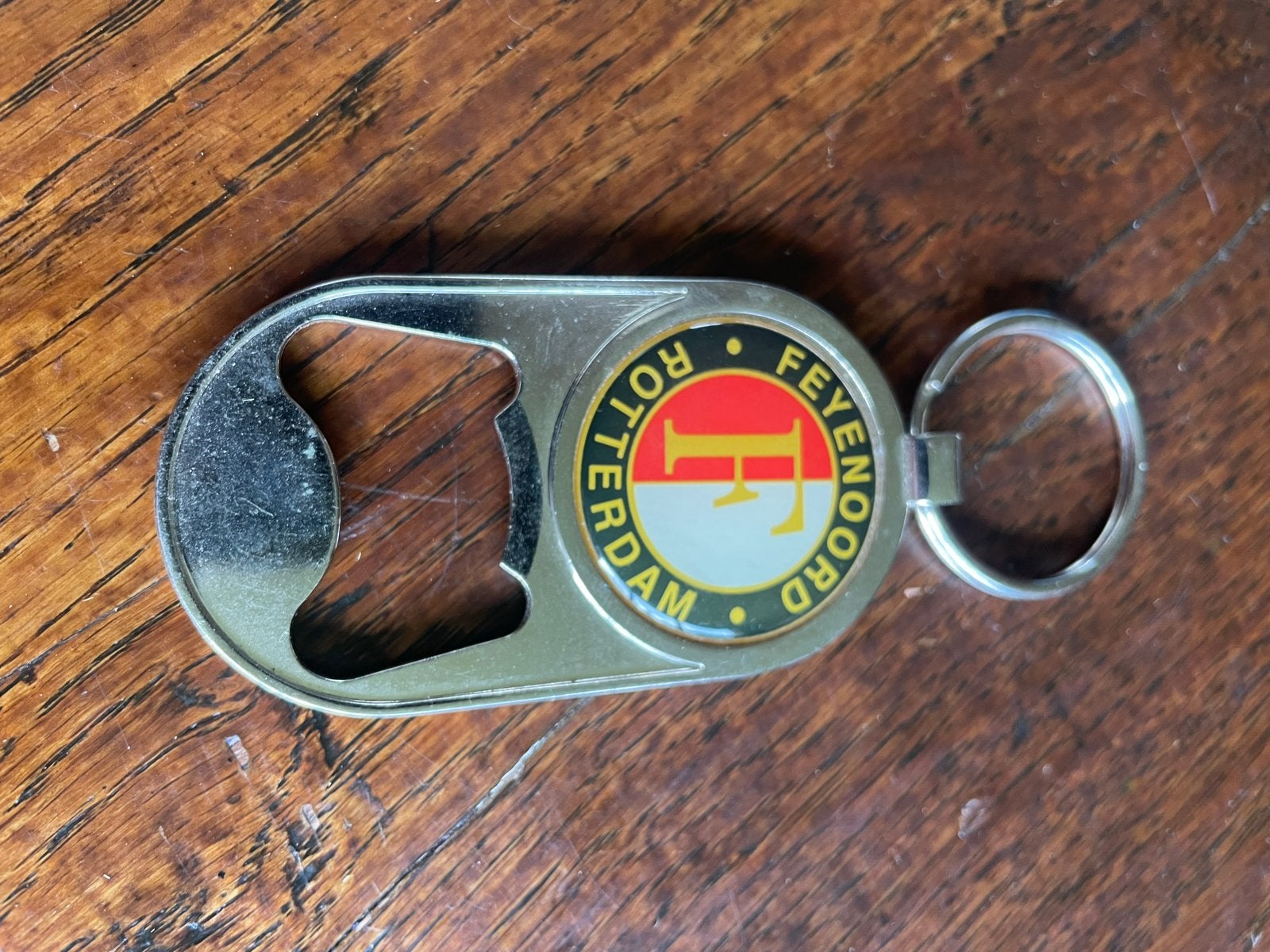 Feyenoord & Heineken Flesopener Sleutelhanger, Ophalen of Verzenden, Zo goed als nieuw, Flesopener, Heineken