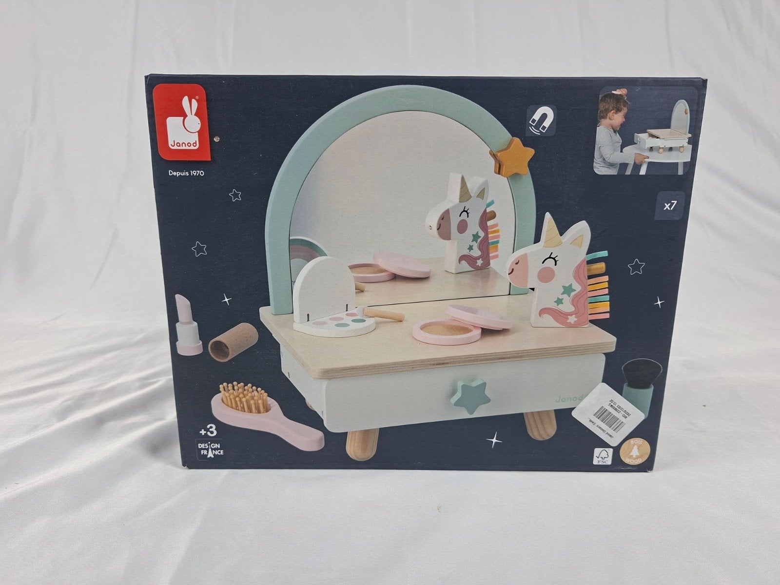 Janod unicorn dressing table, nieuw in doos, -, Meisje, -, Nieuw
