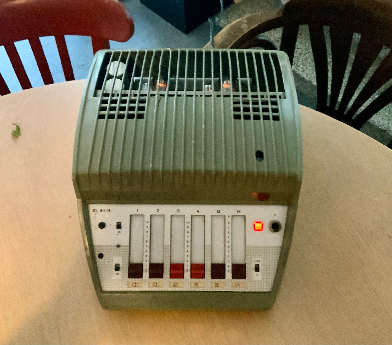 Philips EL6415 Vintage Mono Buizenversterker & Mixer 35W, Overige merken, Ophalen of Verzenden, Minder dan 60 watt, Gebruikt