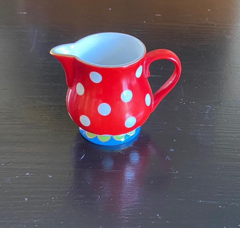 Oilily melkkannetje polkadot DE, Ophalen, Overige typen, Zo goed als nieuw, Overige stijlen
