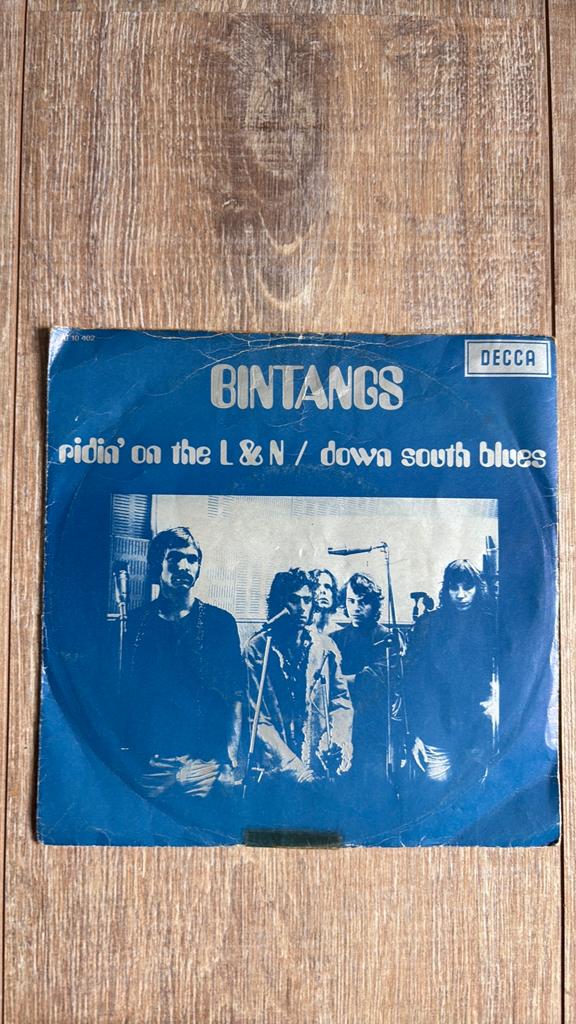 Bintangs - Ridin' on the L & N / Down South Blues (Single), Cd's en Dvd's, Vinyl Singles, Gebruikt, Originele persing, 7 inch