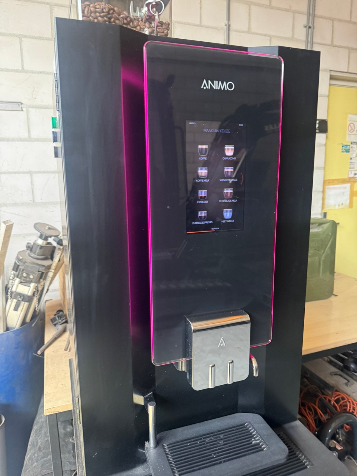 Koffiemachine animo, Ophalen of Verzenden, Zo goed als nieuw, Koffiemachine