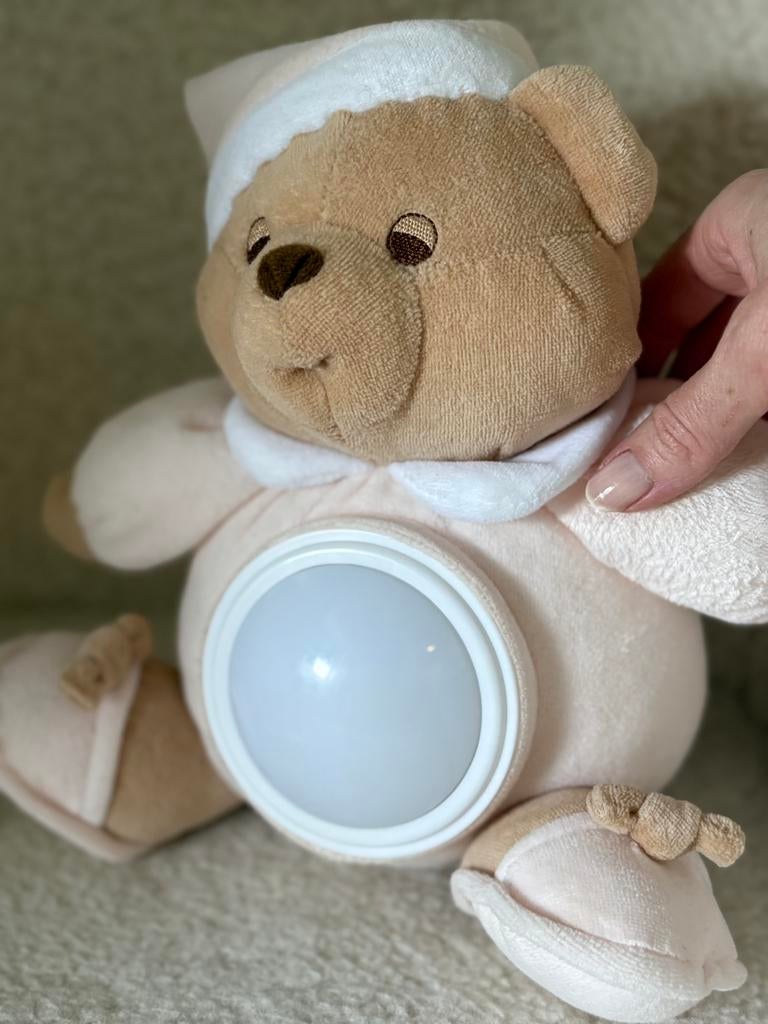 Beer van het merk Nanan met lampje en muziek, Kinderen en Baby's, Ophalen of Verzenden, Zo goed als nieuw
