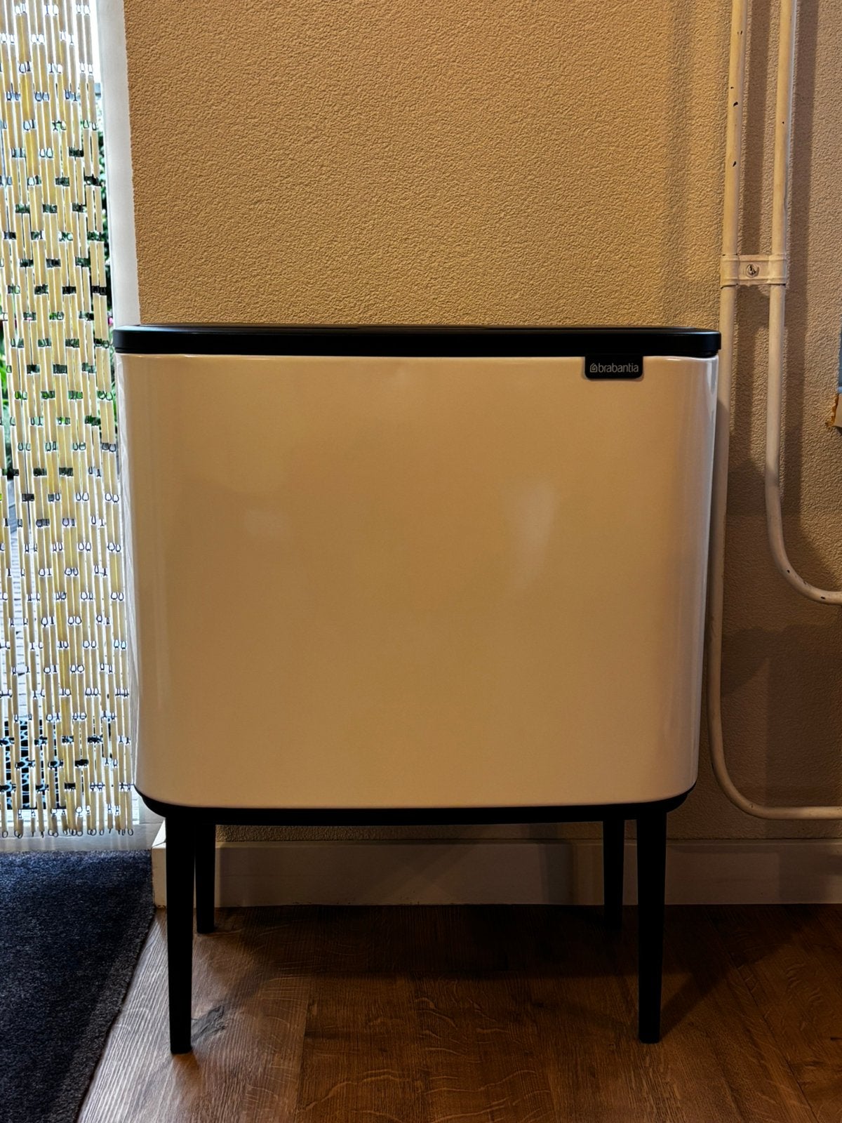 Brabantia prullenbak, 40 liter of meer, Ophalen, Zo goed als nieuw, Rvs