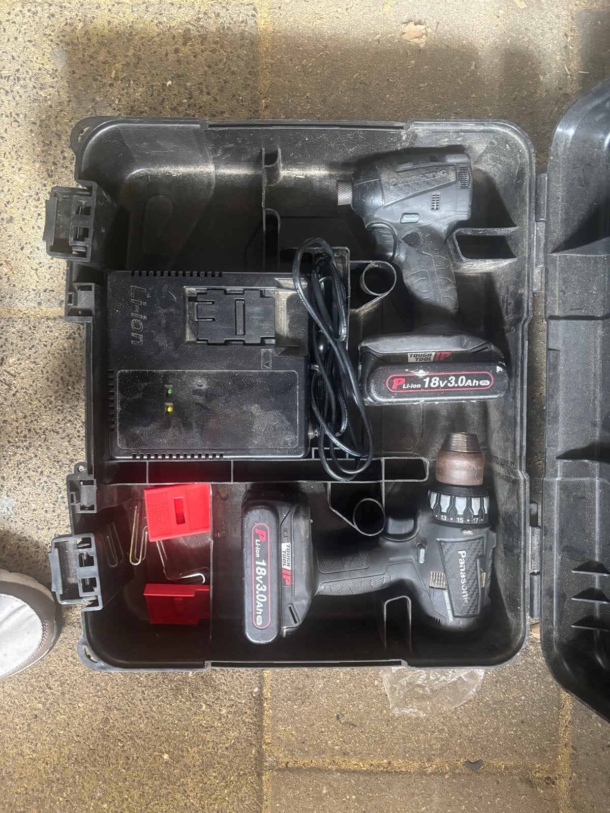 Aangeboden: Panasonic 18v set, Ophalen, Zo goed als nieuw, Boormachine