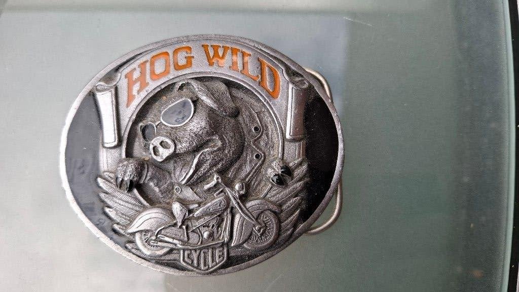 riem buckle Bergamot Hog Wild, Kleding | Heren, Riemen en Ceinturen, Ophalen of Verzenden, Nieuw, Overige kleuren, Minder dan 95 cm