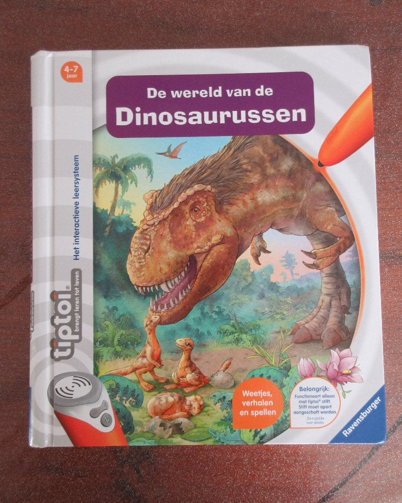 Tiptoi boek : De wereld van de dinosaurussen, Ophalen of Verzenden, Gebruikt, Puzzelen