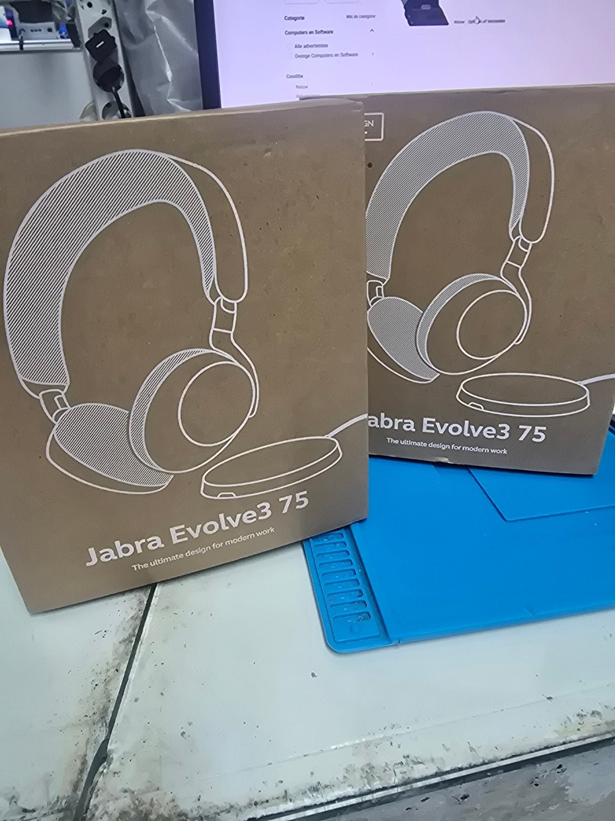 Jabra Evolve3 75  Ms Link390c Draadloze, Nieuwe Geseald!, Ophalen, Jabra evolve3 75, Nieuw, Gaming headset