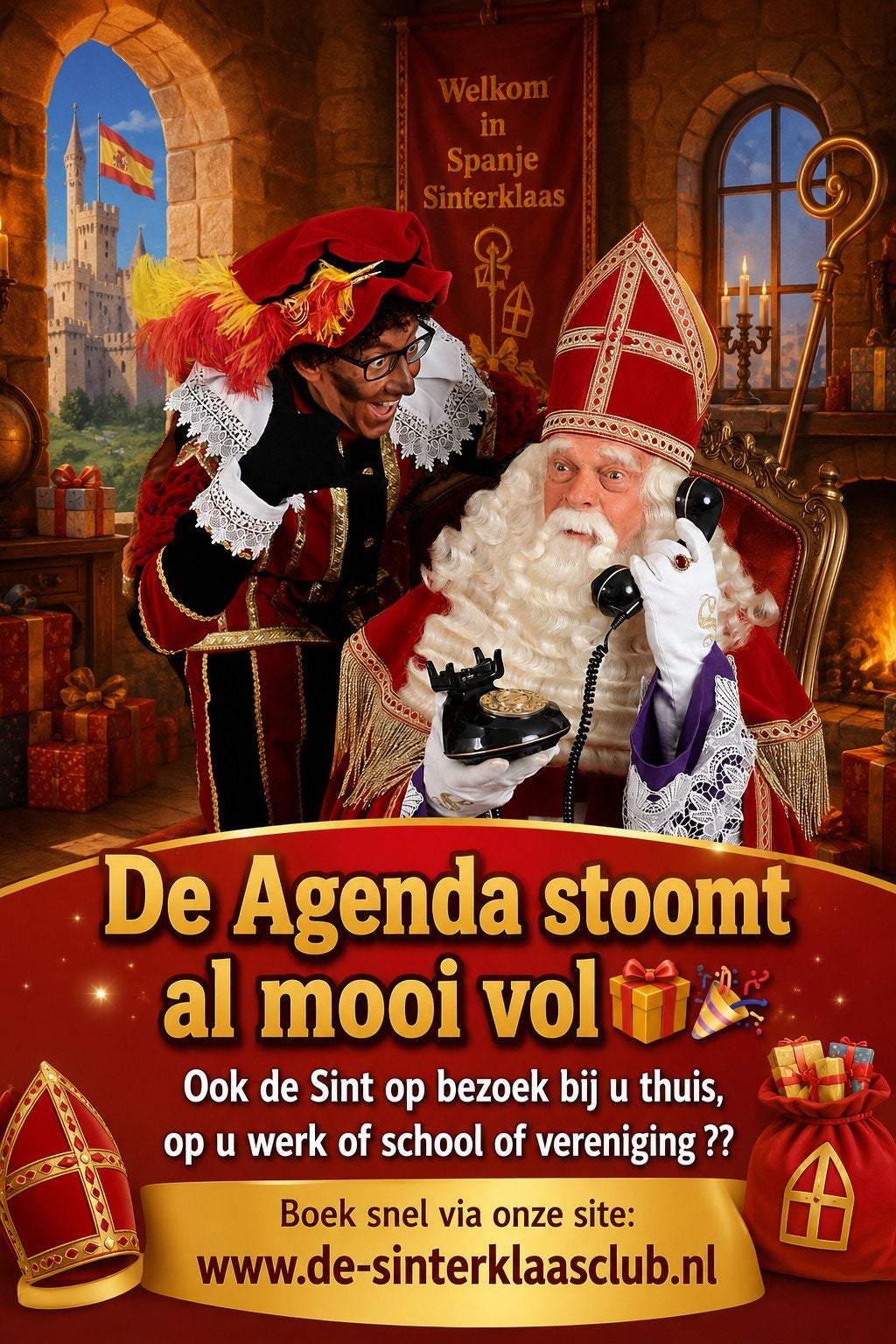 Sinterklaas bezoeken/evenementen, Diversen, Sinterklaas, Zo goed als nieuw, Ophalen