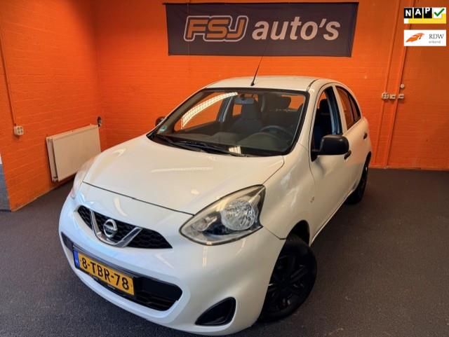 Nissan Micra 1.2 DIG-S / 5 DEURS / VISIA / NL-AUTO / AIRCO!, Auto's, Voorwielaandrijving, Euro 5, Stof, Gebruikt