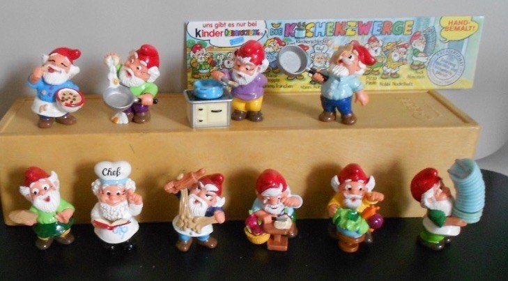 Kindersurprise Ferrero : Die Küchenzwerge = Kabouters - 1999, Verzamelen, Verrassingseieren, Ophalen of Verzenden, Zo goed als nieuw