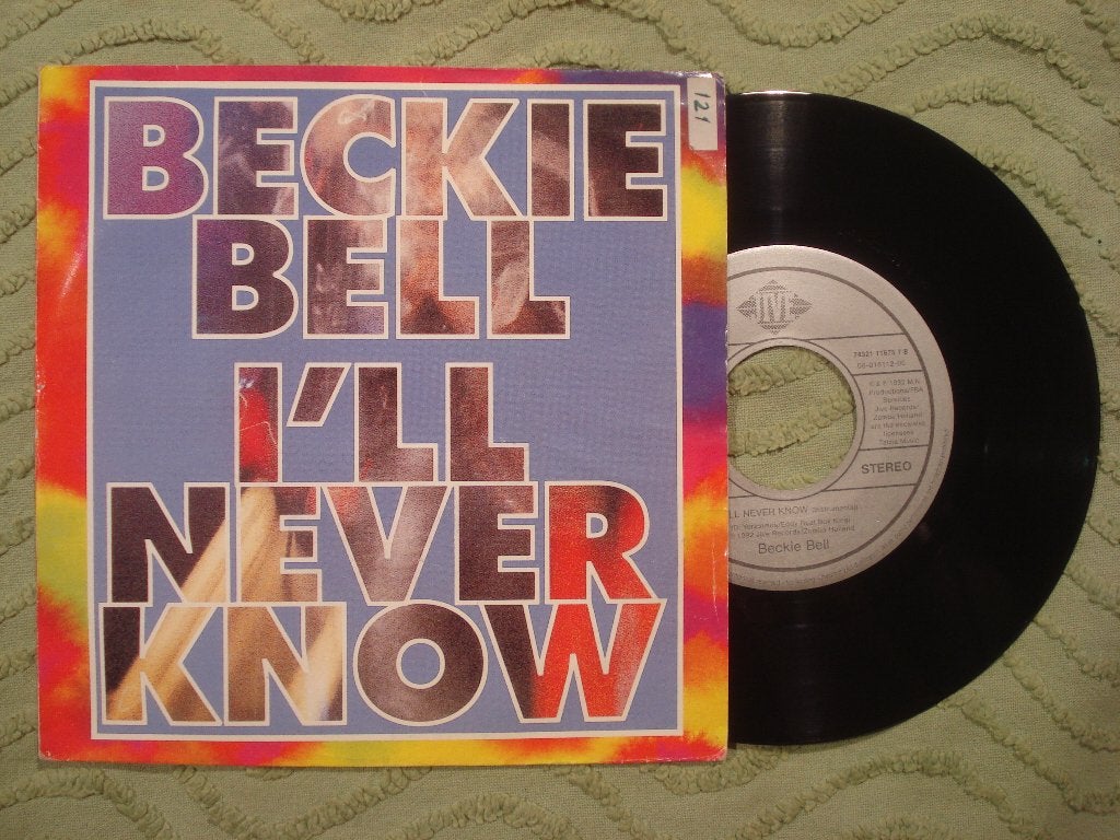 Beckie Bell 7" Vinyl Single: ‘I’ll never know’ (Nederland), Cd's en Dvd's, Vinyl Singles, Ophalen of Verzenden, Zo goed als nieuw