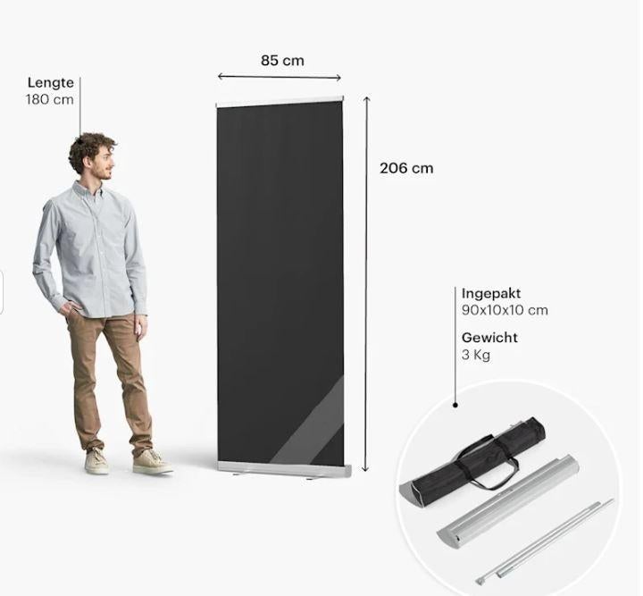 Reclame Roll-up banners, Ophalen, Zo goed als nieuw, Reclamebord