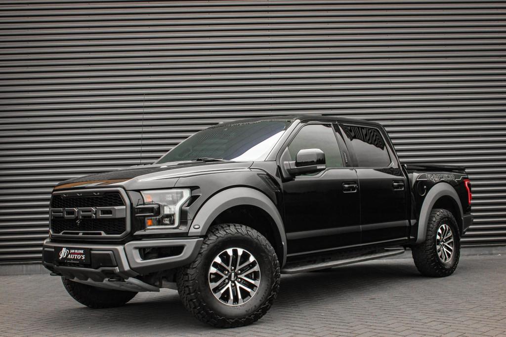 Ford USA F150 3.5 V6 Ecoboost SuperCrew Raptor LPG-G3 / NAVI, Auto's, Automaat, F-150, Zwart, Leder