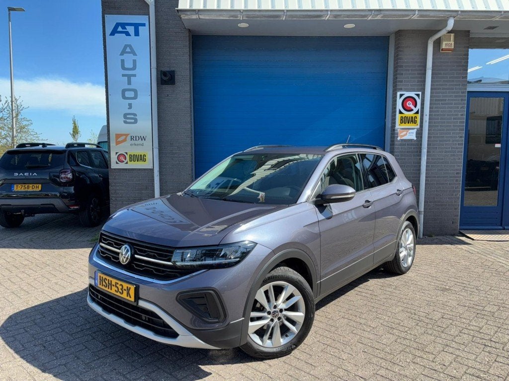 Volkswagen T-CROSS 1.0 TSI LIFE EDITION AUTOMAAT, Auto's, Volkswagen, T-Cross, Gebruikt, Euro 6, 116 pk
