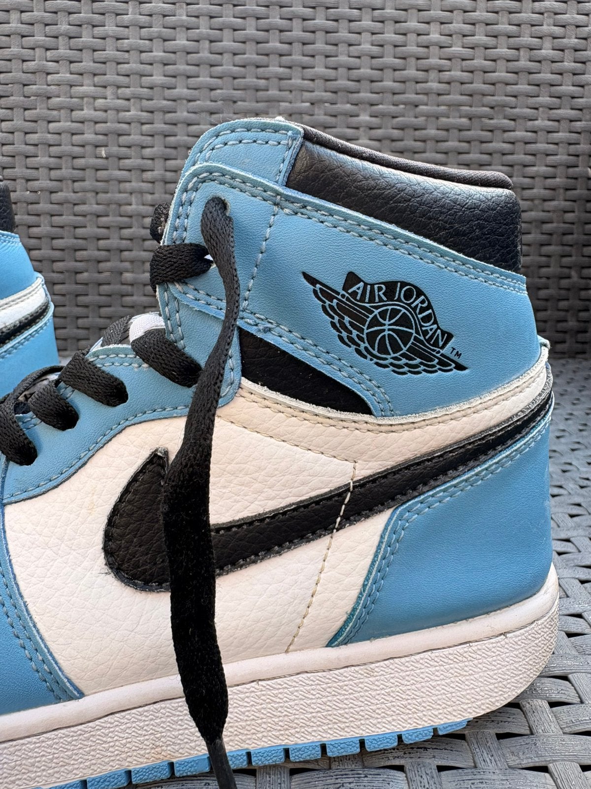 Nike Air Jordan 1 High OG University Blue, Kleding | Heren, Schoenen, Blauw, Sportschoenen, Ophalen of Verzenden, Gedragen