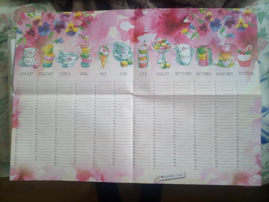 Verjaardagskalender groot., Diversen, Kalenders, Ophalen, Jaarkalender, Nieuw