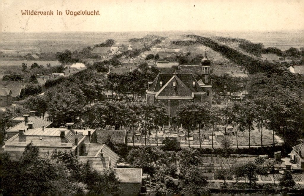 Wildervank in Vogelvlucht # 789, Verzenden, Voor 1920, Gelopen, Zuid-Holland