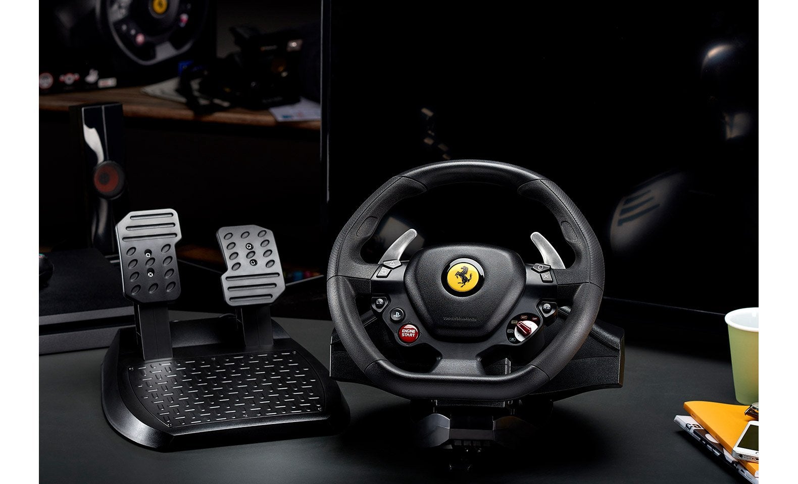 Thrustmaster T80 Ferrari GTB, Computers en Software, Joysticks, Ophalen of Verzenden, Zo goed als nieuw