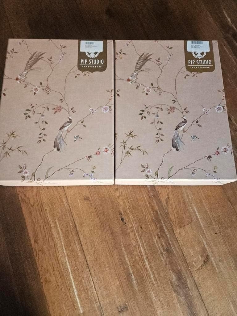 Pip Studio Bamboo Blossom 140 x 200/220cm nieuw in doos., Eenpersoons, Beige, Nieuw, Ophalen of Verzenden