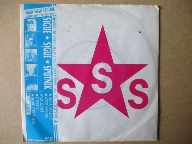 s4839 sigue sigue sputnik - love missile f1-11, Cd's en Dvd's, Vinyl Singles, Ophalen, Gebruikt, Overige genres, 7 inch