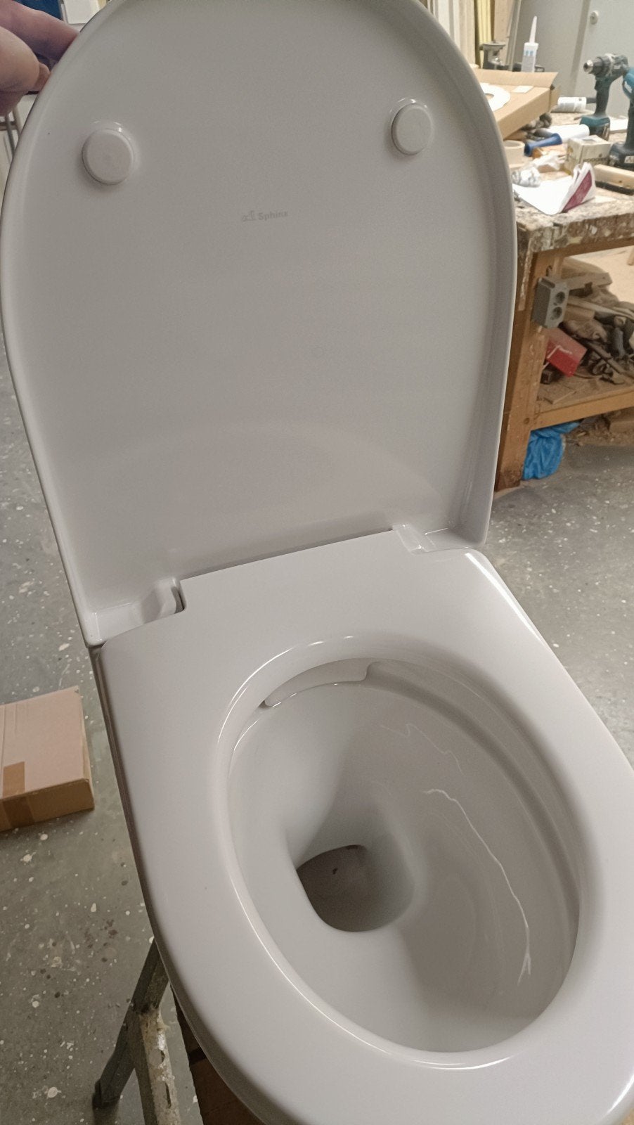 wandcloset, Ophalen, Zo goed als nieuw, Toilet