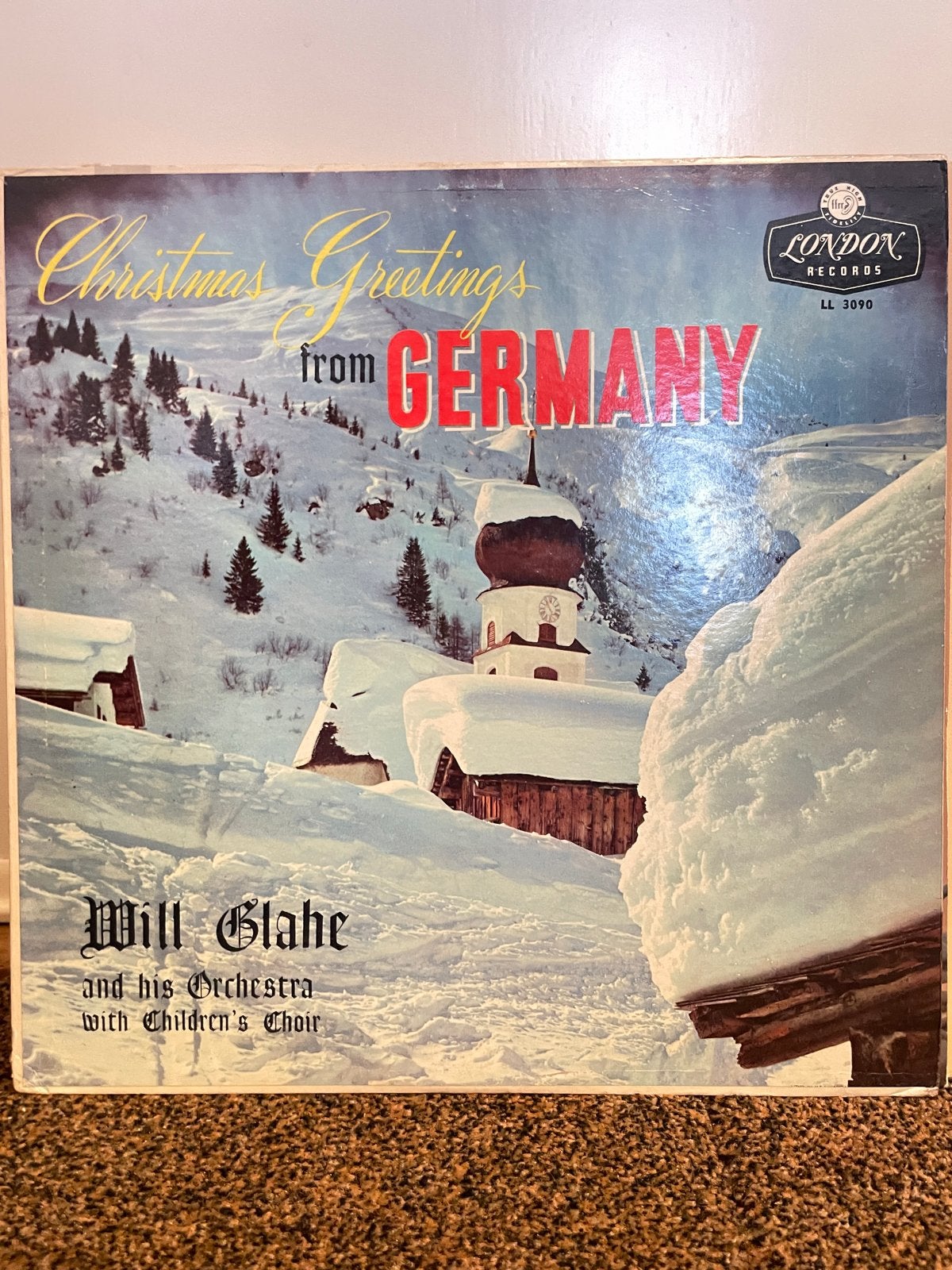 Christmas Greetings from Germany - Will Glahe LP, Cd's en Dvd's, Ophalen of Verzenden, Gebruikt, 12 inch, LP