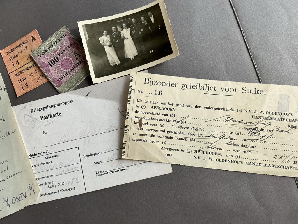Historische Documenten WOII: Bonnen, Postkaarten & Foto's, Verzenden, Nederland
