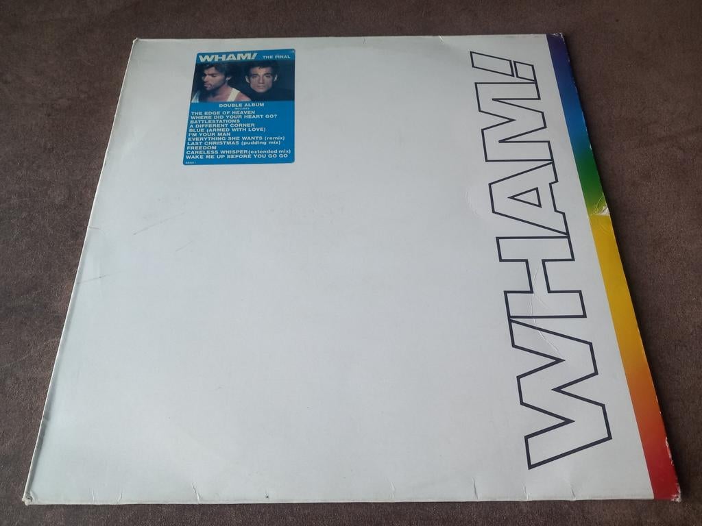 Wham! - The Final (Dubbelalbum Vinyl LP), Cd's en Dvd's, Vinyl | Pop, Gebruikt, 1980 - 1989, Ophalen of Verzenden, Dubbel-LP