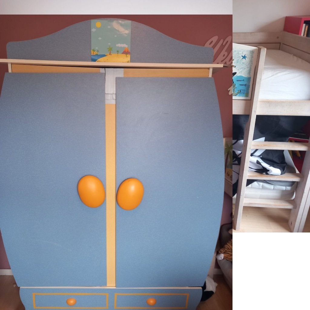 kinderkamer kasten en bureau, Ophalen, Gebruikt, Jongetje of Meisje