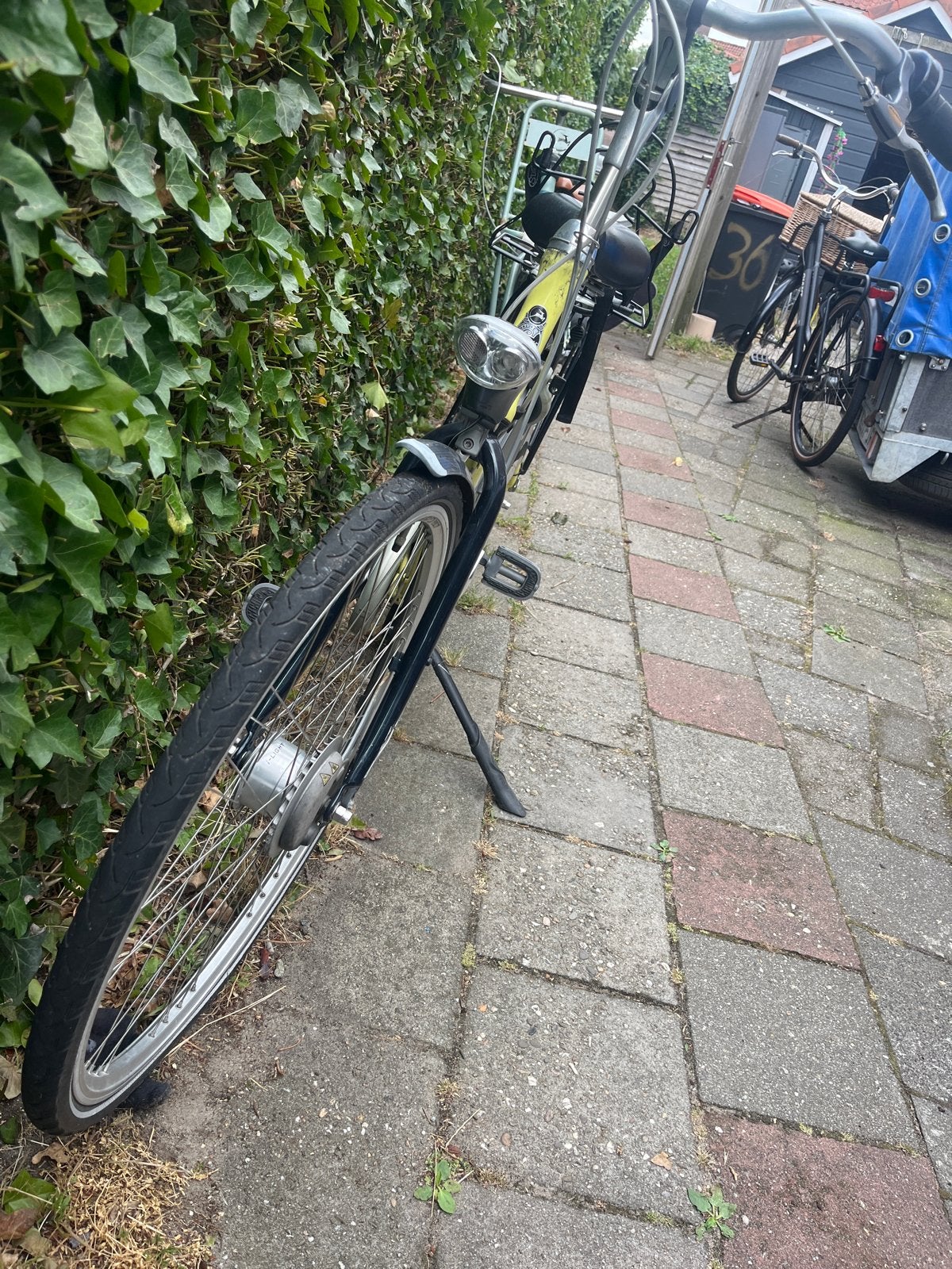 Gazelle  Damesfiets - Geel/Zilver, Fietsen en Brommers, Fietsen | Dames | Damesfietsen, Gebruikt, Gazelle, 50 tot 53 cm, Terugtraprem