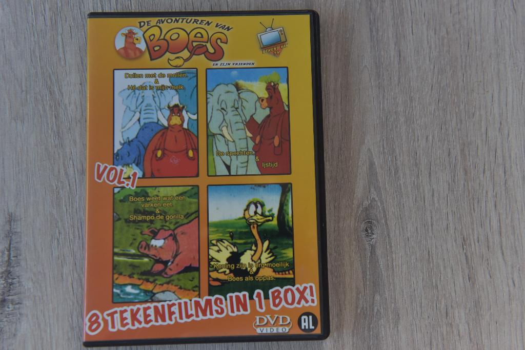 DE AVONTUREN VAN BOES EN ZIJN VRIENDEN VOLUME 1, Tekenfilm, Verzenden, Zo goed als nieuw, Alle leeftijden